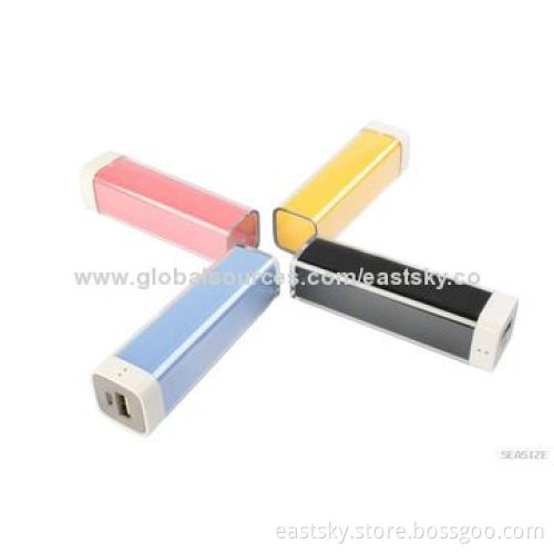 2,200mAh lipstick power bank, stylish, compact, portable and fashionable designNew